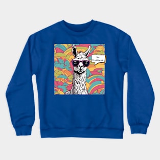 No Probllama Crewneck Sweatshirt